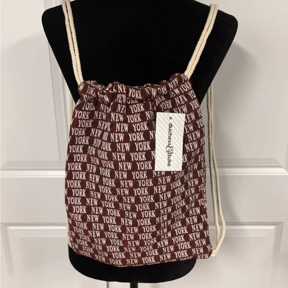 Duchess & Duke Drawstring Backpack